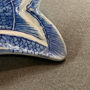 A pair of Dutch Delft blue and white 'herring' dishes, 18th C. — photo 15