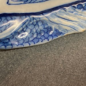 A pair of Dutch Delft blue and white 'herring' dishes, 18th C. — photo 17