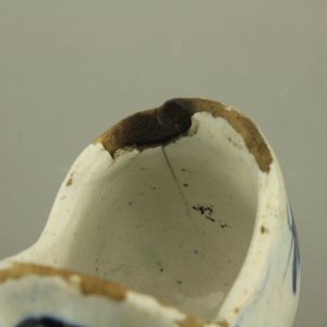 A pair of Dutch Delft blue and white shoes, 18th C. — 照片 5