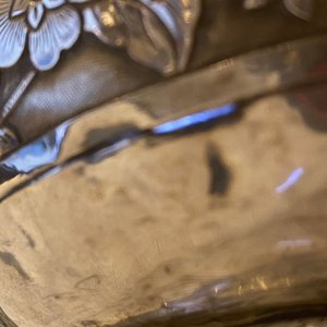A pair of exceptional large Chinese relief-decorated silver vases, 19th C. — photo 32