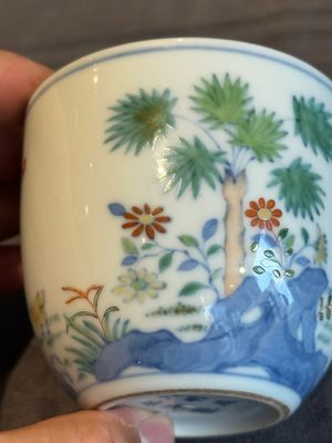 A pair of extremely rare imperial Chinese doucai 'chicken' cups, Chenghua mark, Yongzheng/Qianlong — photo 24