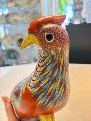 * A pair of famille rose-style models of pheasants, Samson, Paris, 19th C. — 照片 14