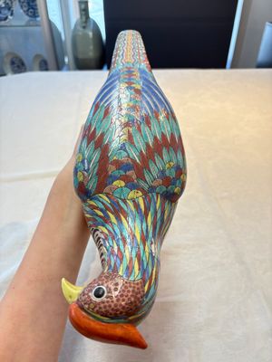 * A pair of famille rose-style models of pheasants, Samson, Paris, 19th C. — 照片 15