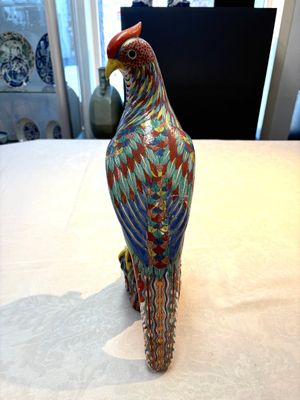 * A pair of famille rose-style models of pheasants, Samson, Paris, 19th C. — 照片 2