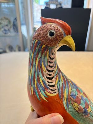 * A pair of famille rose-style models of pheasants, Samson, Paris, 19th C. — 照片 5