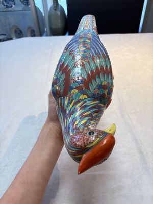 * A pair of famille rose-style models of pheasants, Samson, Paris, 19th C. — 照片 8
