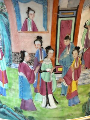 A pair of fine Chinese Canton famille rose jardinieres on stands, 19th C. — 照片 13