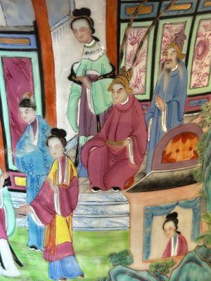 A pair of fine Chinese Canton famille rose jardinieres on stands, 19th C. — 照片 14