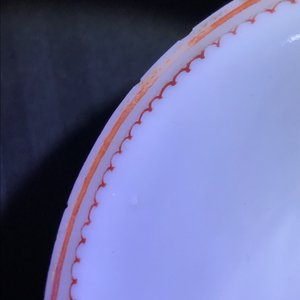 A pair of fine Chinese cups and saucers with roosters and chickens, Qianlong — 照片 14