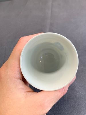 A pair of fine Chinese doucai wine cups, Jie Mei Ya Zhi 介眉雅製 mark, 19th C. — 照片 12