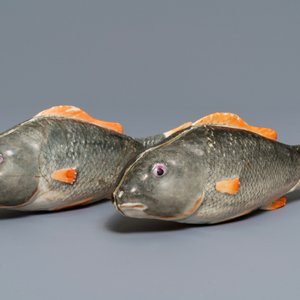 A pair of fine Chinese export fish tureens and covers, Qianlong — 照片 2