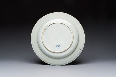 A pair of fine large blue and white Dutch Delft biblical subject dishes, dated 1781 — photo 3