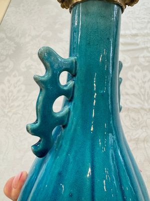 A pair of gilt-bronze-mounted Chinese turquoise-glazed vases, 19th C. — photo 20