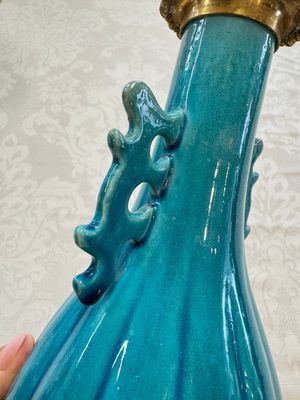 A pair of gilt-bronze-mounted Chinese turquoise-glazed vases, 19th C. — photo 22