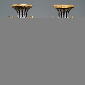 A pair of gilt bronze-mounted Sèvres porcelain vases, France, 19th C. — photo 1