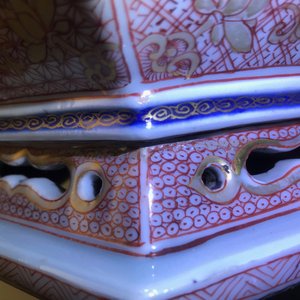 A pair of hexagonal Chinese famille verte jardinières, Kangxi/Yongzheng — 照片 11