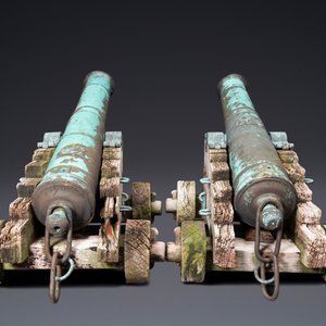 A pair of Italian bronze cannons, Venice, 17/18th C. — photo 3