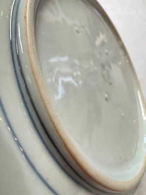 A pair of Japanese Arita blue and white 'Birds among Flowering Branches' plates, Edo 18th C. — foto 11