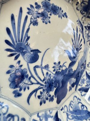 A pair of Japanese Arita blue and white 'Birds among Flowering Branches' plates, Edo 18th C. — foto 21
