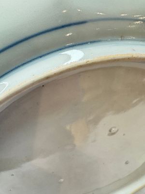 A pair of Japanese Arita blue and white 'Birds among Flowering Branches' plates, Edo 18th C. — foto 24