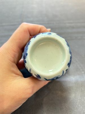 A pair of Japanese Arita blue and white salts, Edo, 18th C. — 照片 11