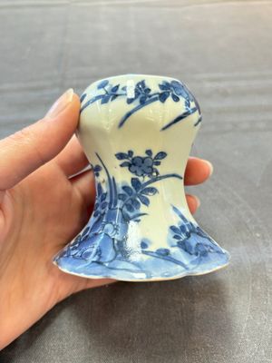A pair of Japanese Arita blue and white salts, Edo, 18th C. — 照片 8