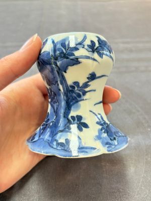 A pair of Japanese Arita blue and white salts, Edo, 18th C. — 照片 10