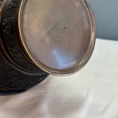 A pair of Japanese bronze vases and a censer — photo 21
