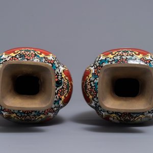 A pair of Japanese cloisonné vases, Meiji, 19th C. — photo 5