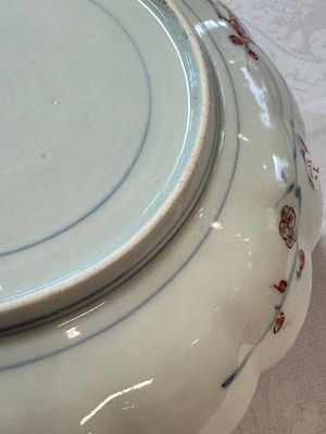 A pair of Japanese Imari lobed plates with floral design, Edo, 18th C. — photo 13
