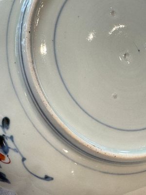 A pair of Japanese Imari lobed plates with floral design, Edo, 18th C. — photo 10