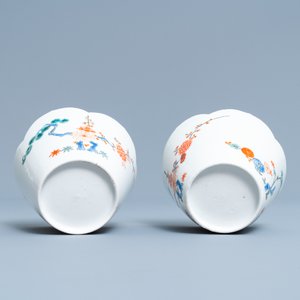 A pair of Japanese Kakiemon flower-shaped bowls, Edo, 18th C. — 照片 6
