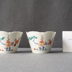A pair of Japanese Kakiemon flower-shaped bowls, Edo, 18th C. — 照片 8