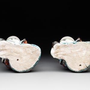 A pair of Japanese polychrome boy-shaped vases, 19th C. — foto 7