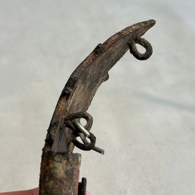 A pair of Khmer bronze horse attachments — photo 11