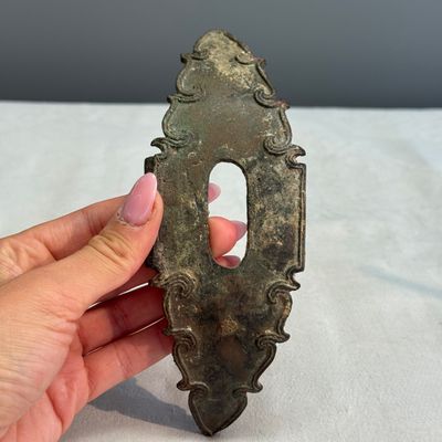 A pair of Khmer bronze horse attachments — photo 13
