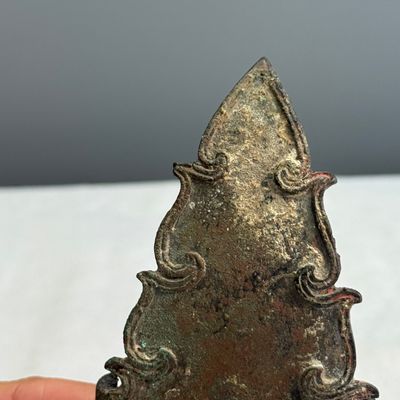 A pair of Khmer bronze horse attachments — photo 15