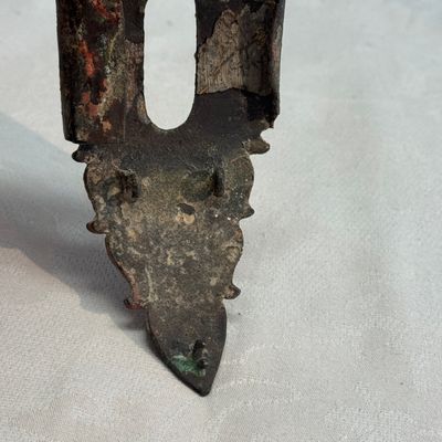 A pair of Khmer bronze horse attachments — photo 17