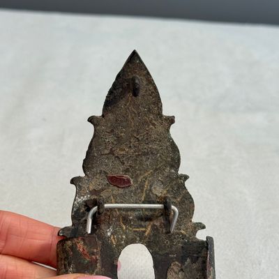 A pair of Khmer bronze horse attachments — photo 18