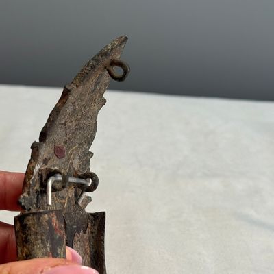 A pair of Khmer bronze horse attachments — photo 20