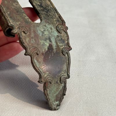 A pair of Khmer bronze horse attachments — photo 3