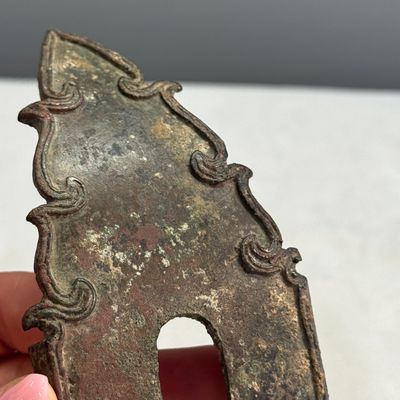 A pair of Khmer bronze horse attachments — photo 5
