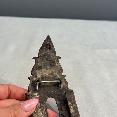 A pair of Khmer bronze horse attachments — photo 9