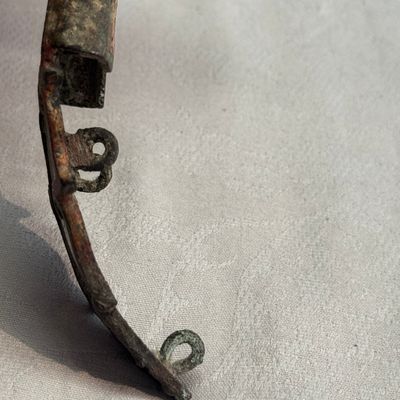A pair of Khmer bronze horse attachments — photo 10