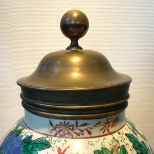 A pair of large bronze-mounted Chinese famille rose vases, 19th C. — 照片 11