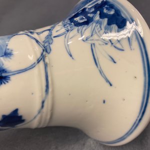 A pair of large Chinese blue and white candlesticks, 19th C. — 照片 11