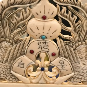 A pair of large Chinese inlaid ivory groups of the imperial couple, ca. 1900 — photo 38