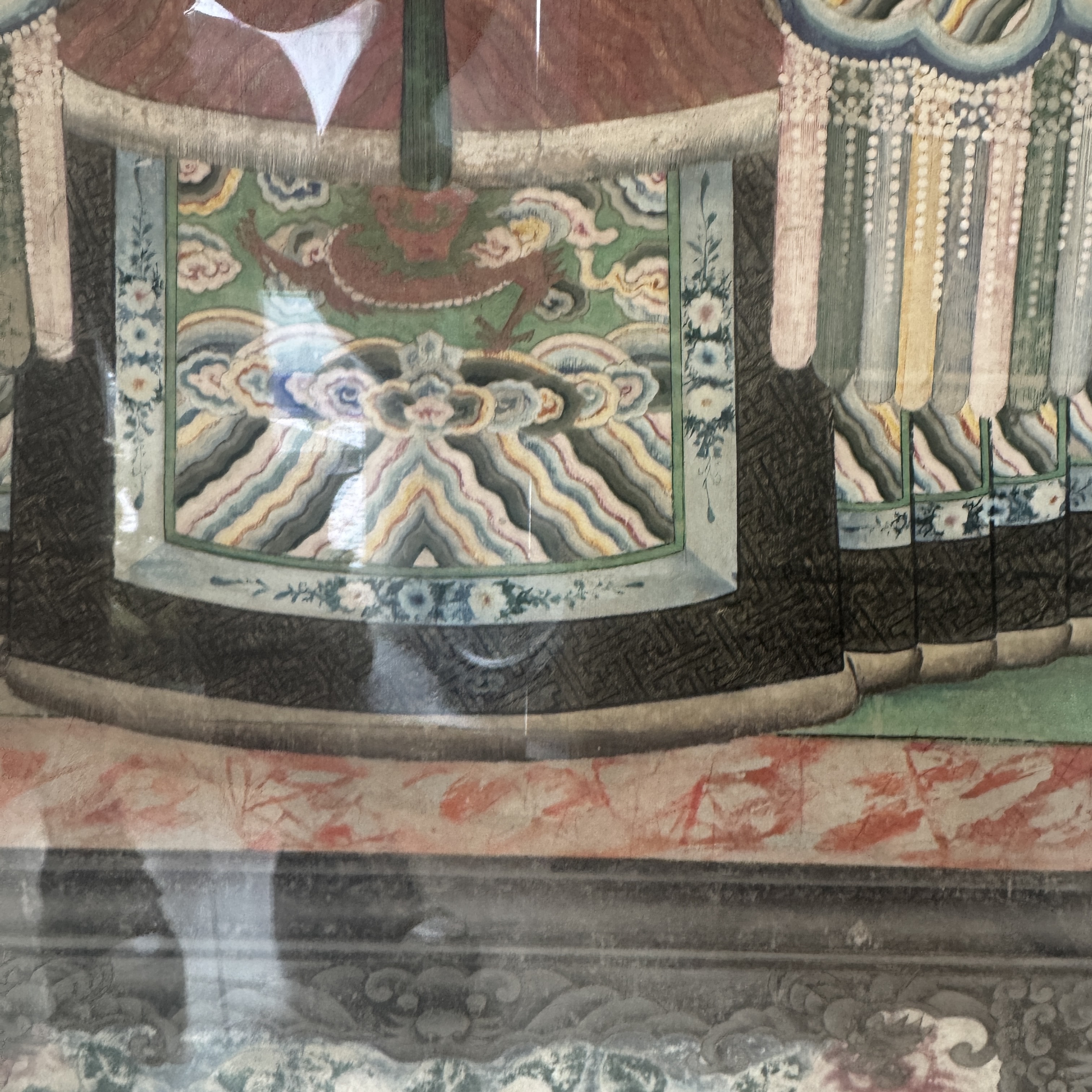 A pair of large Chinese inscribed ancestor portraits — foto 18