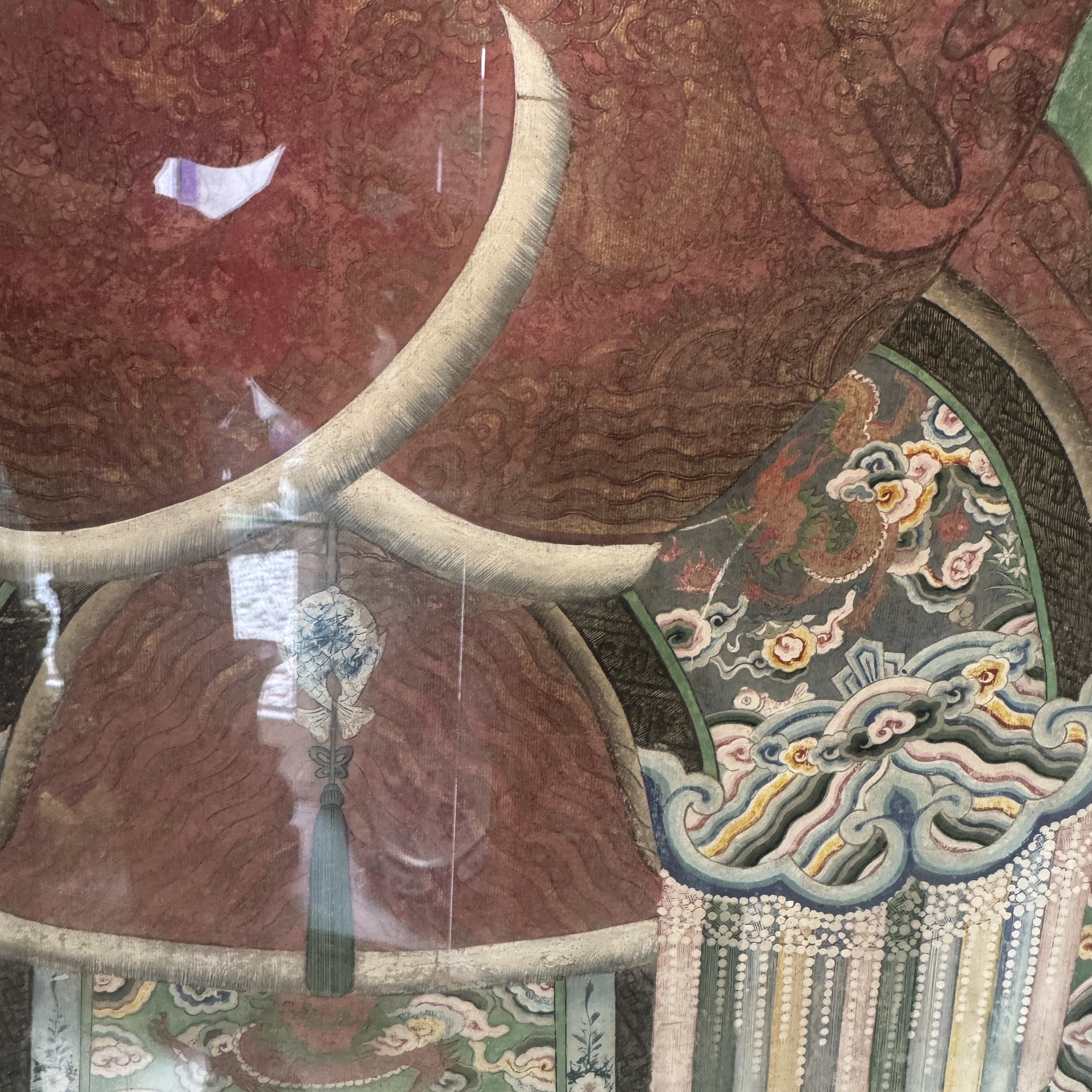 A pair of large Chinese inscribed ancestor portraits — foto 19