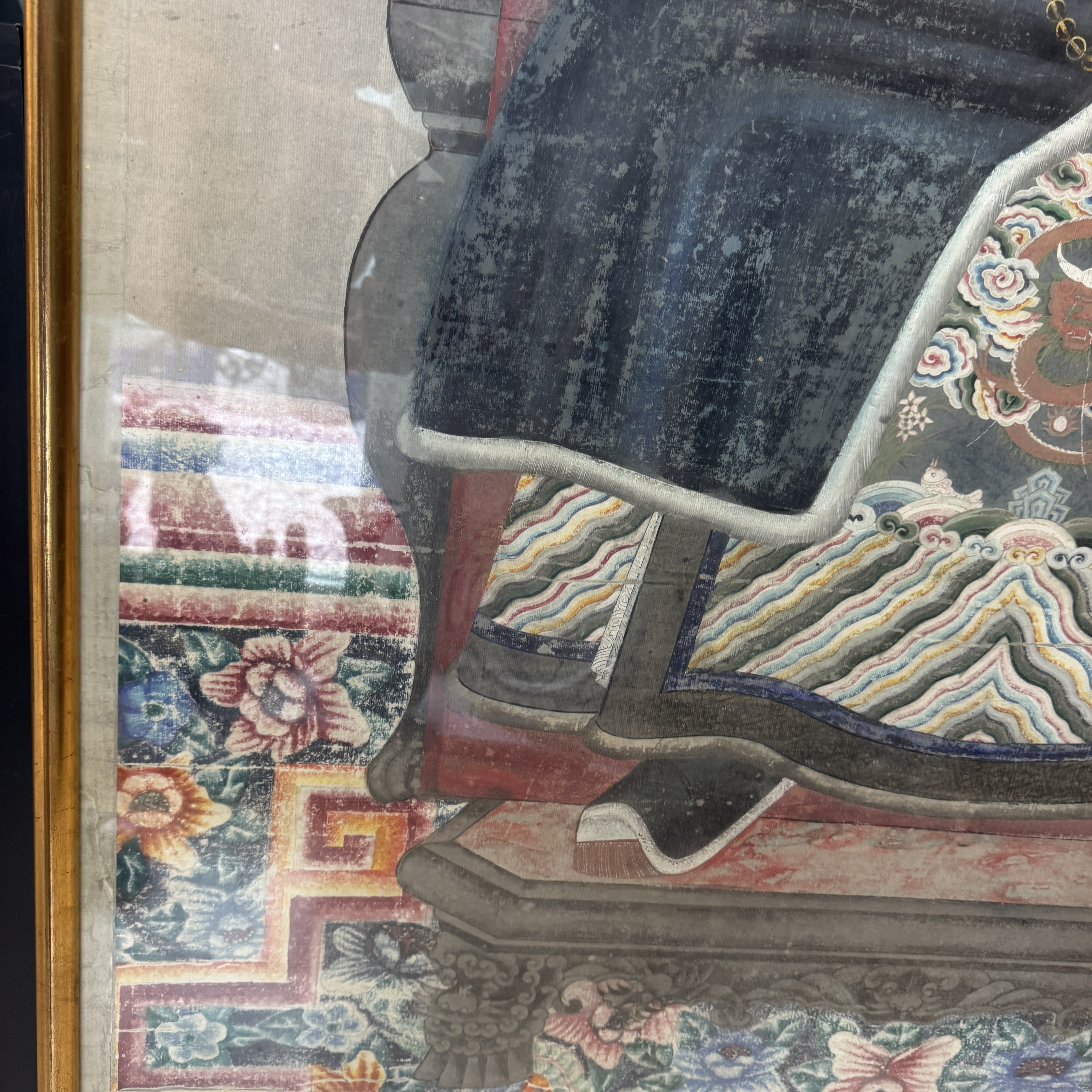 A pair of large Chinese inscribed ancestor portraits — foto 26
